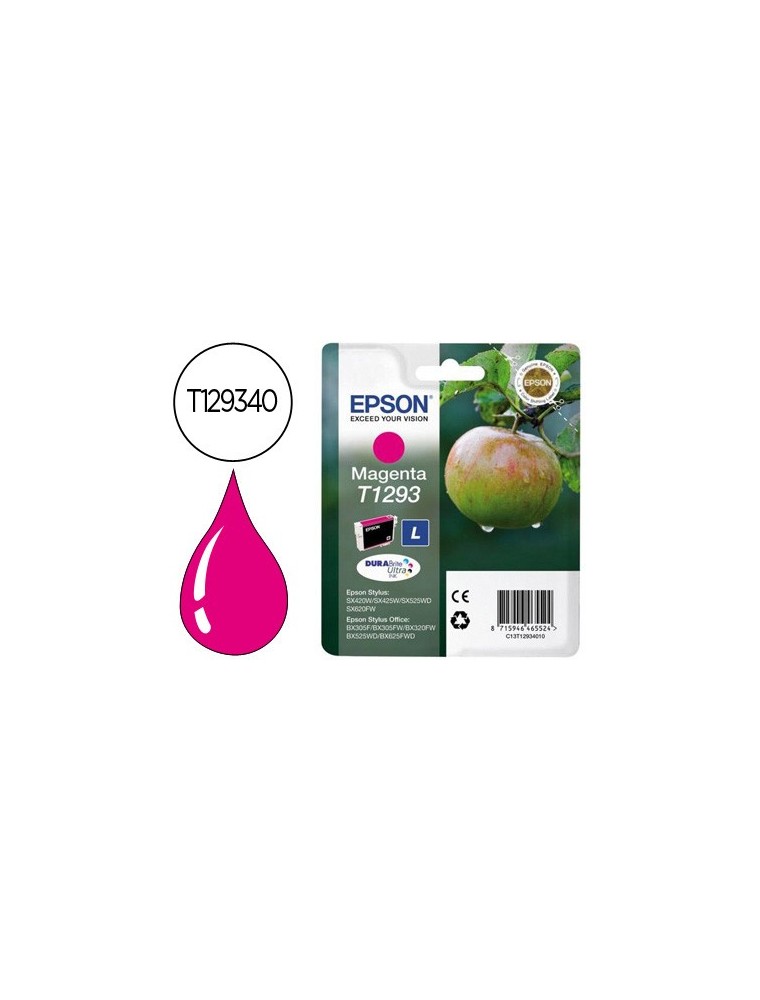 Ink-jet epson stylus t1293 magenta sx420w  425w  office bx305f  bx320f -alta capacidad-