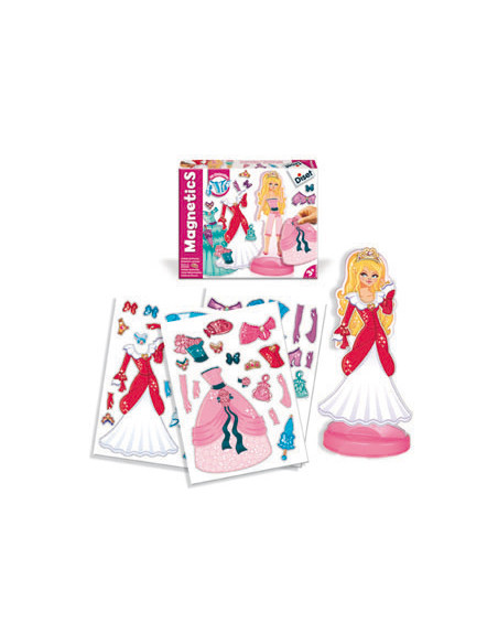 Juego diset magnetico vestidos de princesas