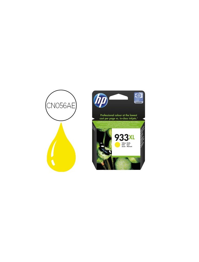 Ink-jet hp 933xl amarillo cn056ae officejet 610066006700 premium capacidad 825 pag