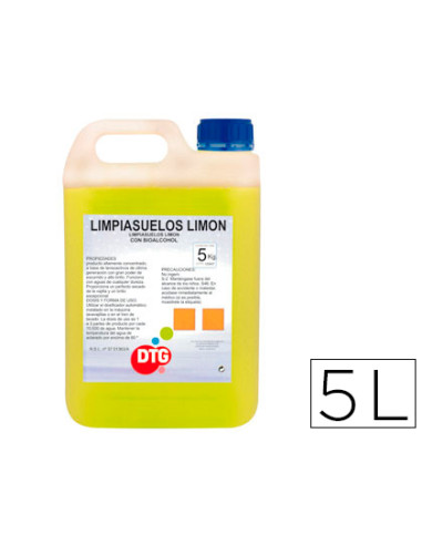 Limpiasuelos aroma limon garrafa de 5 litros