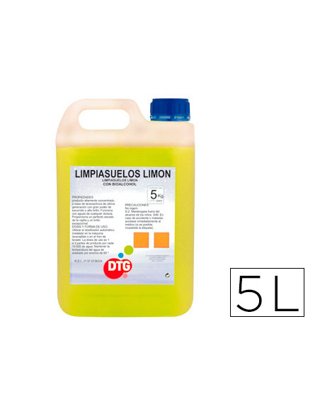 Limpiasuelos aroma limon garrafa de 5 litros