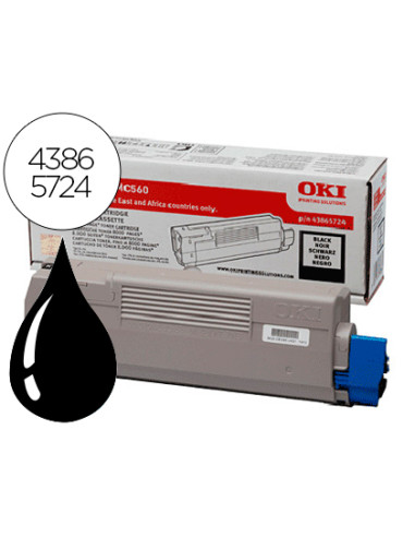 OKI C-5850/5950/MC560 TONER NEGRO 8K