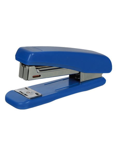 Grapadora q-connect kf11064 plastico azul capacidad 25 hojas