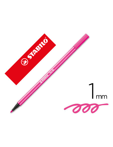 STABILO ROTULADOR PEN 68 ROSA CAJA 10 UD