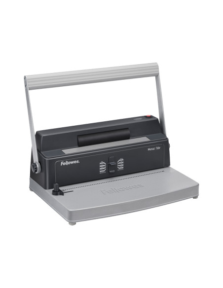 Encuadernadora para espiral fellowes metal 50r perfora 12 hojas formato a4 paso 51 encuaderna 450 hojas 80 gr