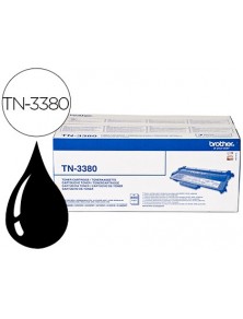 Toner brother tn-3380 para impresoras hl-5440d5450dn5470dw6180dw 8000 pag