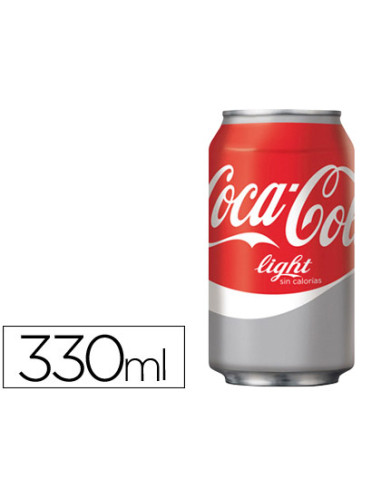 Refresco coca-cola light lata 330 ml