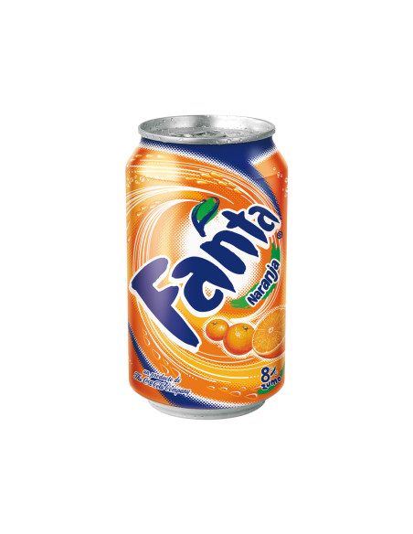 Refresco fanta naranja lata 330 ml