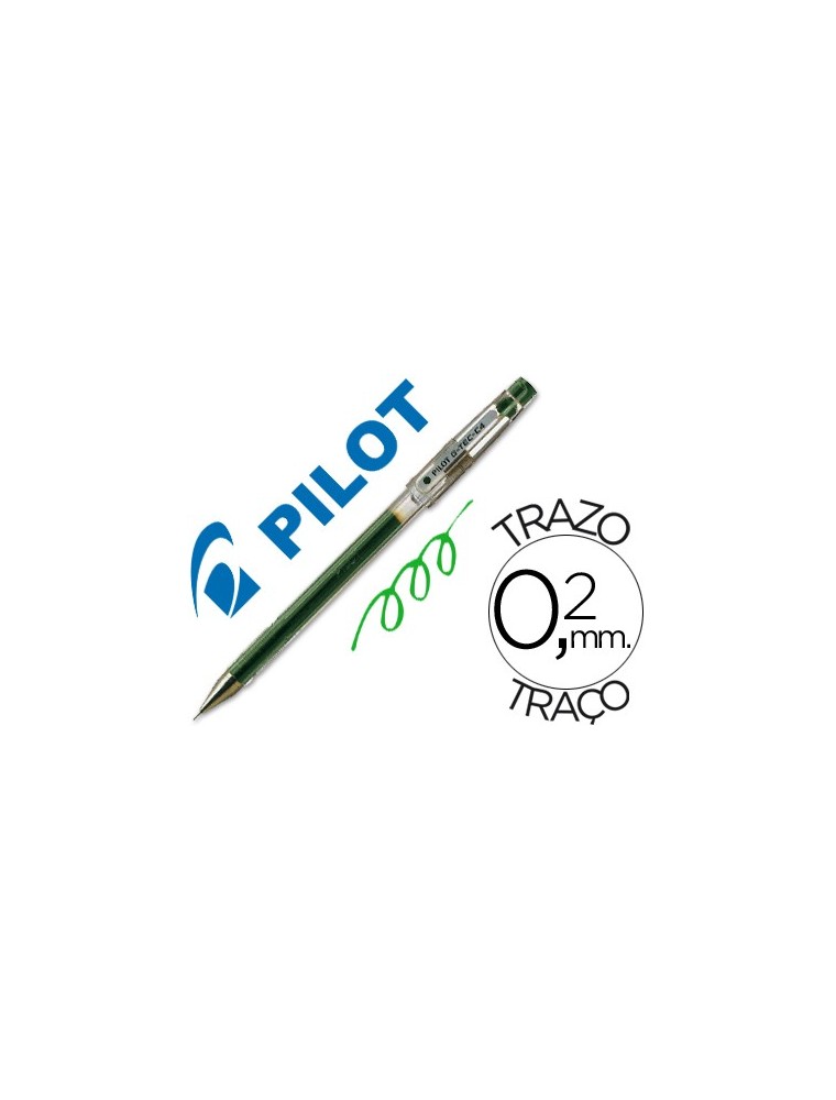 Boligrafo pilot punta aguja g-tec-c4 verde