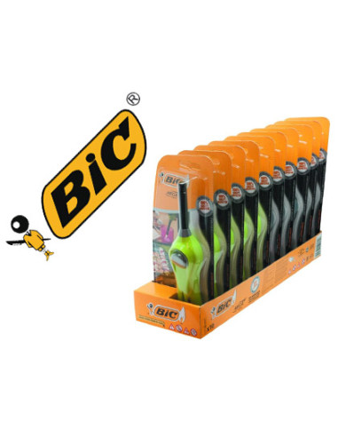 Encendedor bic megalighter multiusos con gancho retractil