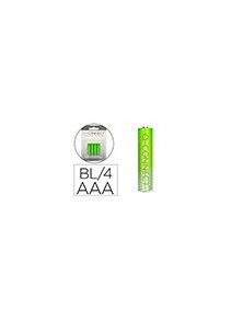 Pila q-connect alcalina aaa blister con 4 unidades