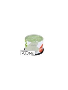 Cd-r q-connect capacidad 700mb duracion 80min velocidad 52x bote de 50 unidades