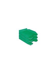 Bandeja sobremesa plastico q-connect verde transparente 240x70x340 mm