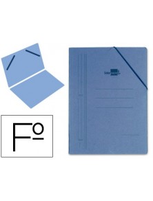 CARPETA GOMAS CARTON AZUL...