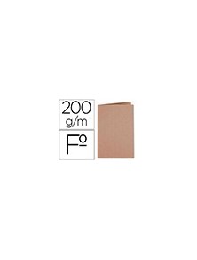 Subcarpeta liderpapel folio kraft 200gm2