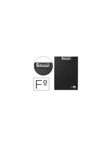 Carpeta liderpapel miniclip superior folio plastico negro