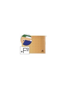 Carpeta colgante liderpapel folio prolongado kraft