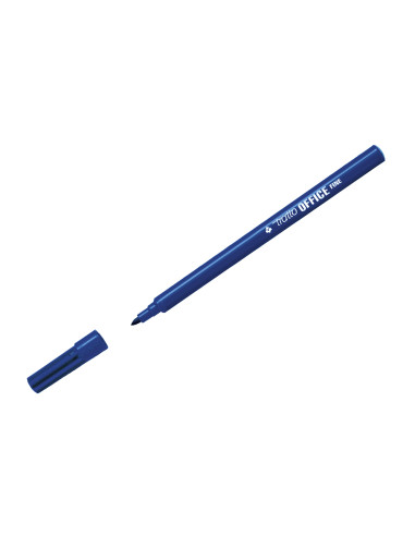 TRATTO OFFICE FINE ROTULADOR PUNTA DE FIBRA AZUL -12U-