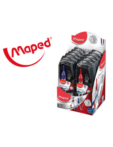 Compas maped 305811 con adaptador y estuche de minas