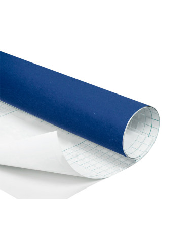 Rollo adhesivo liderpapel unicolor azul brillo rollo de 0,45 x 2 mt