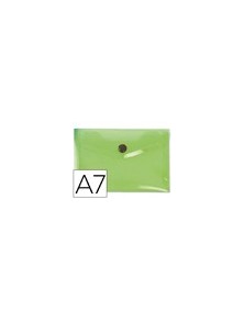 Carpeta liderpapel dossier broche 44223 polipropileno din a7 verde translucido