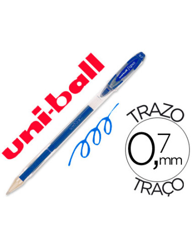 UNIBALL ROLLERBALL SIGNO BASICOS UM-120 AZUL CAJA 12 UD