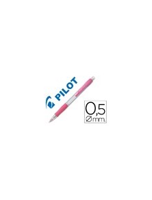 Portaminas pilot super grip rosa 0,5 mm sujecion de caucho