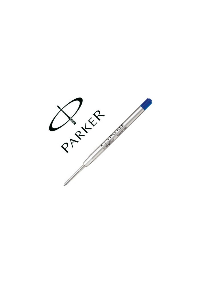 Recambio boligrafo parker azul fino