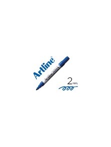 Rotulador artline pizarra ek-500 azul punta redonda 2 mm recargable