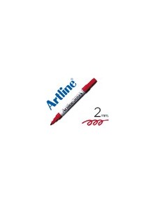 Rotulador artline pizarra ek-500 rojo punta redonda 2 mm recargable