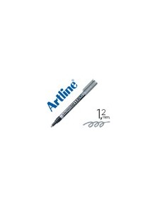 Rotulador artline marcador permanente tinta metalica ek-990 plata punta redonda 1.2 mm