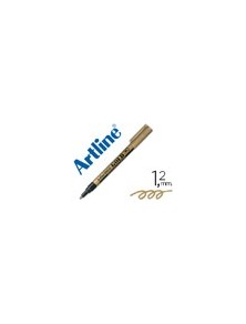 Rotulador artline marcador permanente punta metalica ek-990 oro punta redonda 1.2 mm