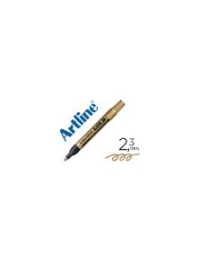 Rotulador artline marcador permanente tinta metalica ek-900 oro punta redonda 2.3 mm