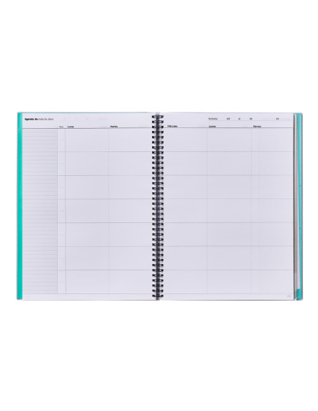 ADDITIO CUADERNO DE TODAS LAS CLASES PARA EL PROFESORADO S/V ESPIRAL DOBLE 136 PÁGINAS PVC C/SURTIDOS