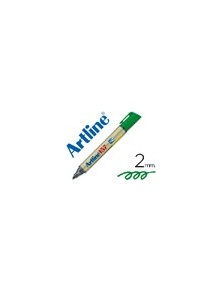 Rotulador artline pizarra ek-157 verde -punta redonda 2 mm