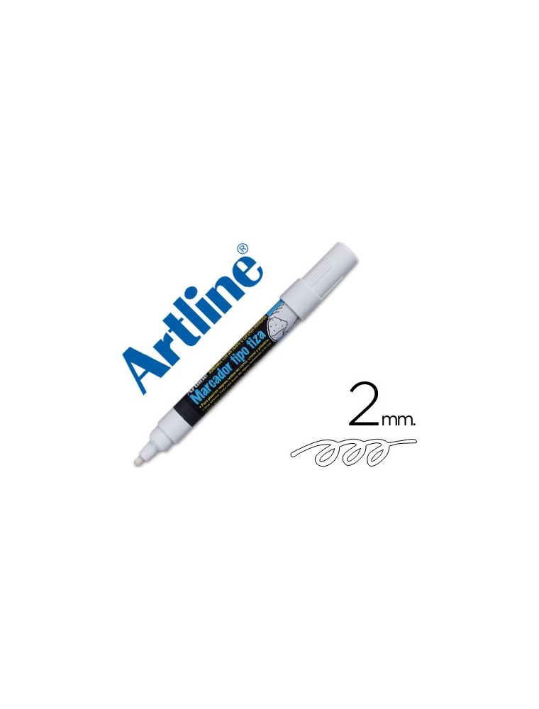 Rotulador artline pizarra verde negra epw-4-bl color blanco