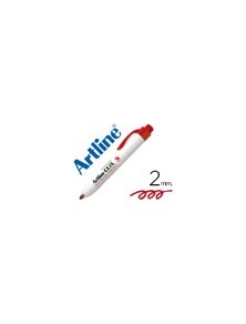 Rotulador artline clix pizarra ek-573a rojo punta retactil redonda 2 mm