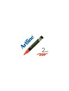 Rotulador artline pizarra verde negra epw-4 na color naranja bolsa de 4 unidades