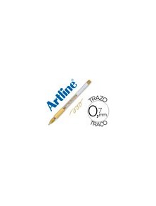 Boligrafo artline 1900 softline tinta aceite metalico oro