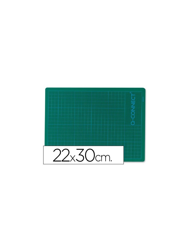 Plancha para corte q-connect din a4 3 mm grosor color verde