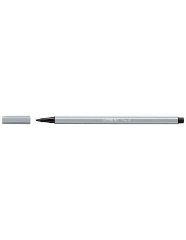 STABILO ROTULADOR PEN 68 GRIS MEDIO CAJA 10 UD