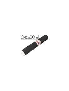 Rollo adhesivo aironfix unicolor negro mate 67004 rollo de 20 mt