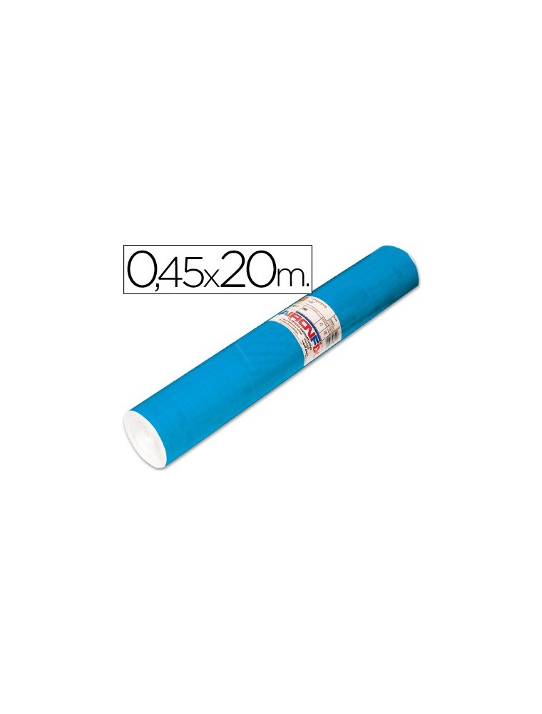 Rollo adhesivo aironfix unicolor azul mate medio 67014rollo de 20 mt