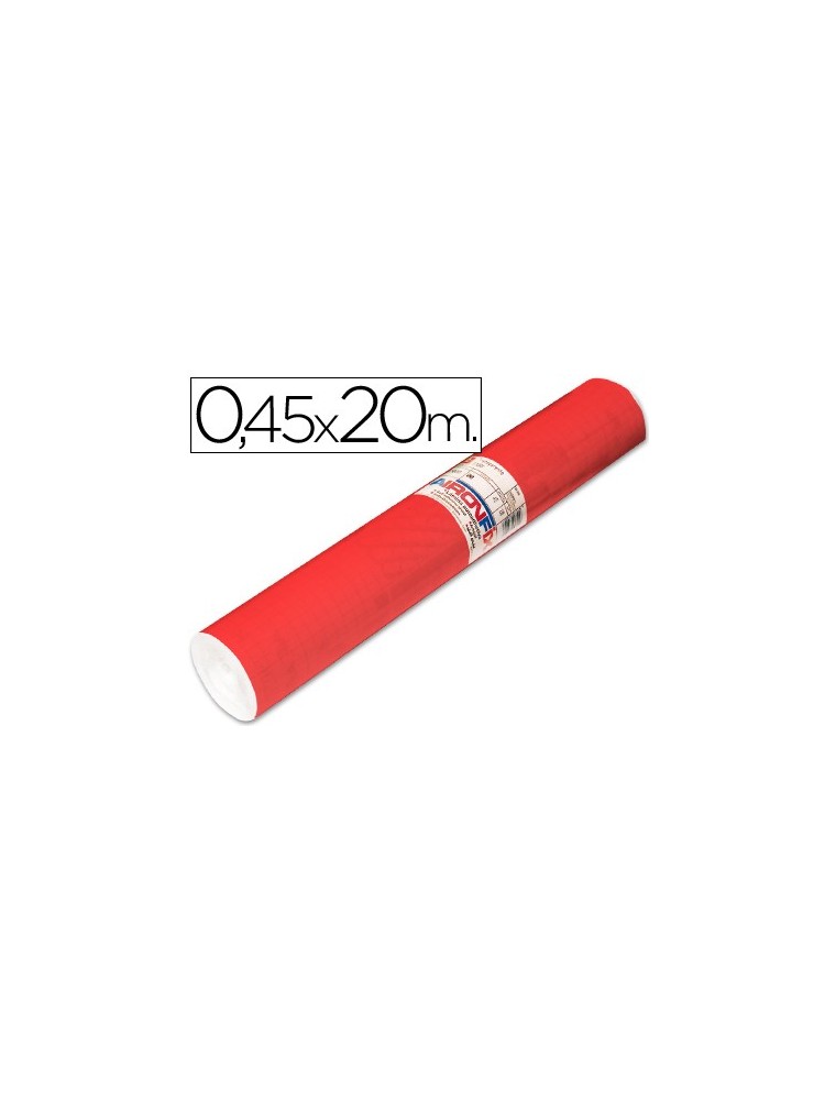 Rollo adhesivo aironfix unicolor rojo mate claro 67151rollo de 20 mt