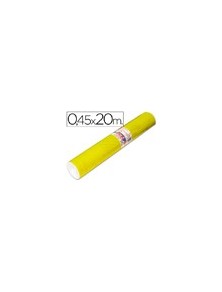 Rollo adhesivo aironfix unicolor amarillo brillo 67007rollo de 20 mt