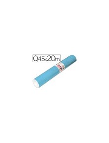 Rollo adhesivo aironfix unicolor azul mate claro 67013rollo de 20 mt