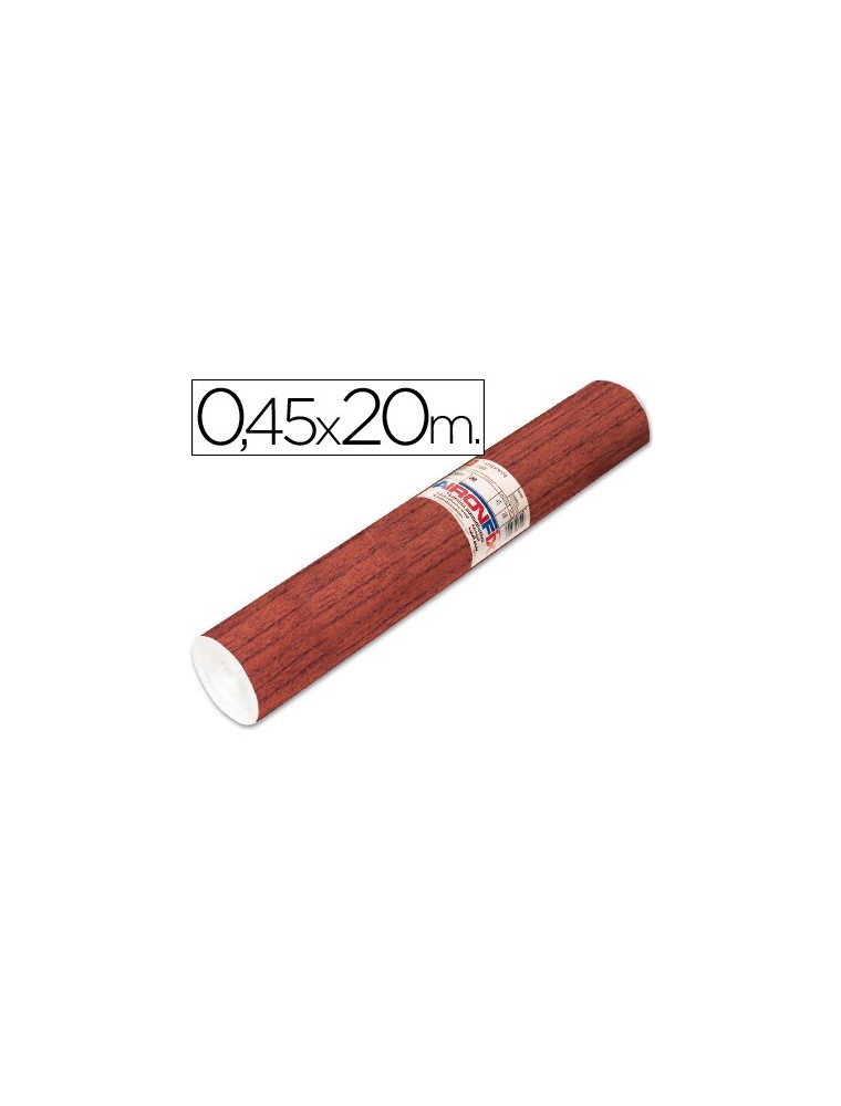 Rollo adhesivo aironfix madera oscuro 67183 rollo de 20 mt