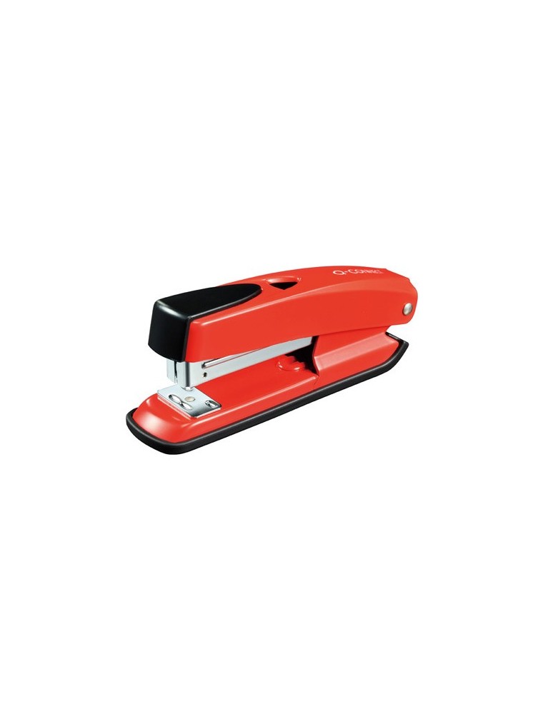 Grapadora q-connect kf02152 plastico abs roja capacidad 20 hojas