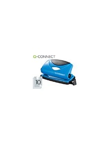 Taladrador q-connect kf02153 azul abertura 1 mm capacidad 10 hojas