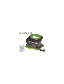 Taladrador q-connect kf00995 metalico con empuñadura de caucho capacidad 20 hojas